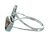 Southwest Silver And Multicolor Water Wave Ring Size 7-1/2 UX83850